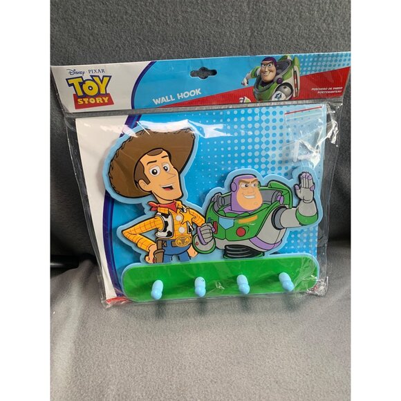 Disney Pixar Toy Story Wall Hook Featuring Woody & Buzz Lightyear By Decofun - N - Picture 5 of 9